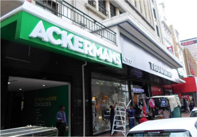 Ackermans Signage